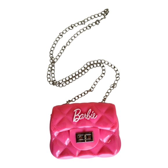 Barbie Miniso Barbiecore Y2K 90s Quilted Patent Purse - Picture 2 of 9